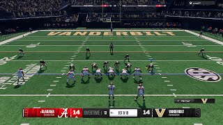 College Football 25 - Alabama vs Vanderbilt (Online Ranked)