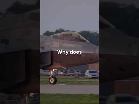 Why the F-22 Raptor Fighter Jet Looks Gold