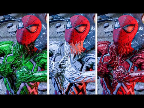 Spider-Man Removes All His Symbiote Suits