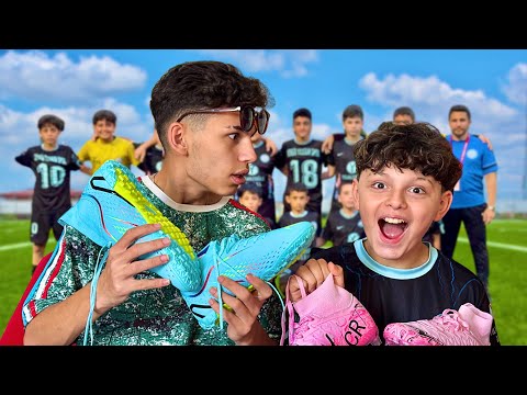 YENİ KRAMPON İLE İLK MAÇI | KÜÇÜK RONALDO (KRAMPON SÜRPRİZİ)