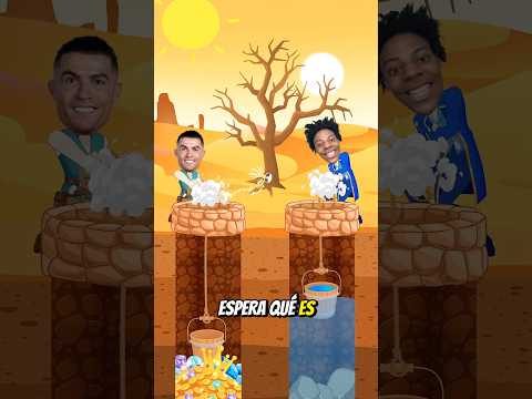 ¡Nunca te rindas! La búsqueda de agua de Ronaldo y Speed en el desierto 🌵💧