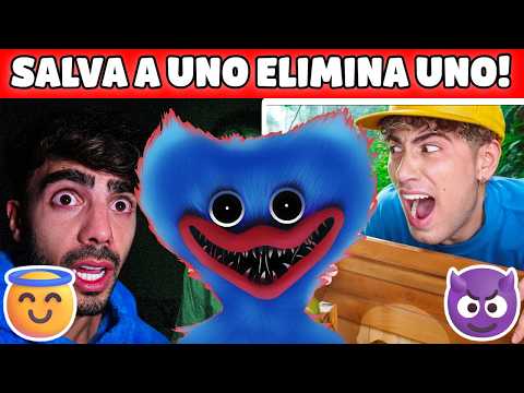 Salva A Uno Elimina A Uno😇❎! Test De Youtubers Y Decisiones Extremas🤯! Salvar A Fede O Alejo Igoa🤔?