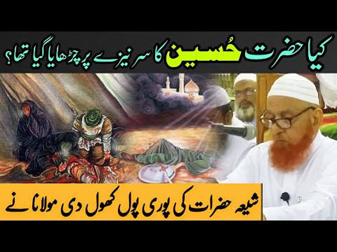 Kya imam hussain ka sar neze par charhaya gaya tha? Maulana Makki Al Hijazi | islamic YouTube
