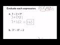 Exponent Basics and Order of Operations Mastery