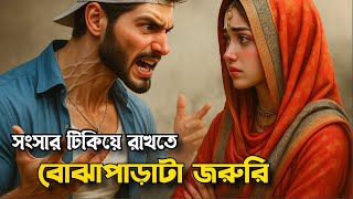 “স্ত্রীর নীরবতা যখন ভালোবাসার মৃত্যুঘণ্টা বাজায় | বাস্তবধর্মী জীবন বদলে দেওয়া গল্প”