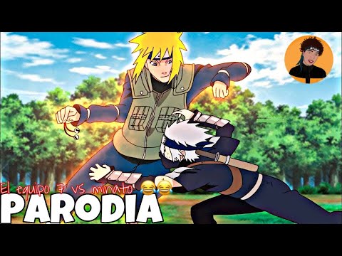 El equipo 7 vs minato || Naruto Dominicano