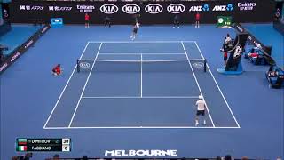 Highlights from the third round match at Australian open