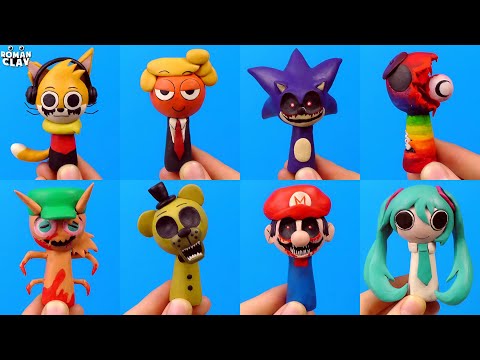 Making SPRUNKI OC with Clay 😬 Part 2