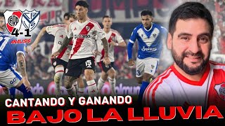 River goleó a Velez 4-1 bajo una lluvia torrencial. Análisis del partido