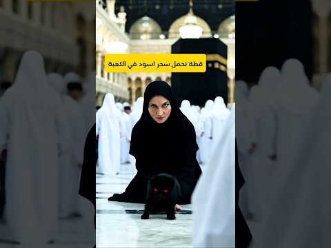 قطة سوداء وكارثة في الكعبة