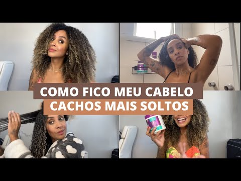 MINHA EXPERIÊNCIA COM CACHOS MAIS SOLTOS DO BELEZA NATURAL