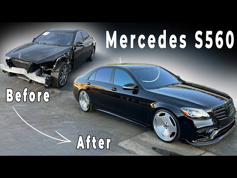 I BOUGHT A WRECKED 2019 MERCEDES S560 FOR MYSELF