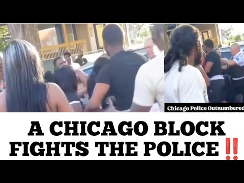 A Whole Block Fights Chicago Police After They Interrupted Their Family Gathering