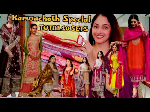 Meesho Karwachout Diwali Special Ready to wear suit haul Best Collection