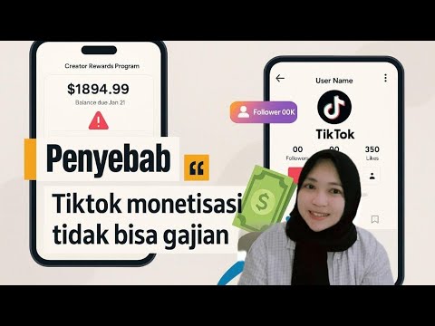 1000$ dari tiktok monetisasi tertunda!! ini cara penangannya agar cair!!