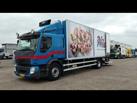 Volvo FE 250 4x2 Slaapcab Euro6 - Koel-Vriesbak 7.5m + Carrier Supra 750 Mt + Laadklep 2000kg - 01/2026 APK | Vrachtwagens | Koel-vriestransport