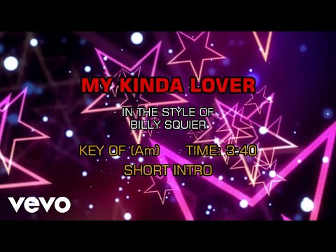 Billy Squier – My Kinda Lover (Karaoke)