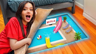 EVİME AQUAPARK HAVUZ YAPTIM !? Feride Özdinç | Sıla Dündar