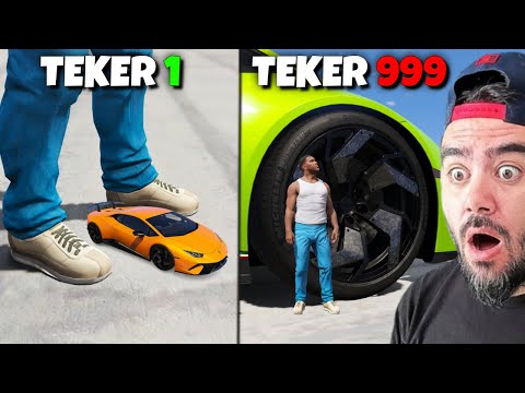 HER KAZA YAPTIĞIMDA TEKERLERIM ÇOK BÜYÜYOR - GTA 5 MODS
