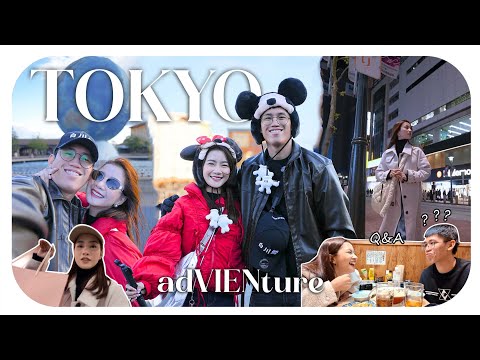 Tokyo Vlog ( Quick Q&A , Shopping & Tokyo Disneysea Date ) | Winter in Tokyo 🇯🇵