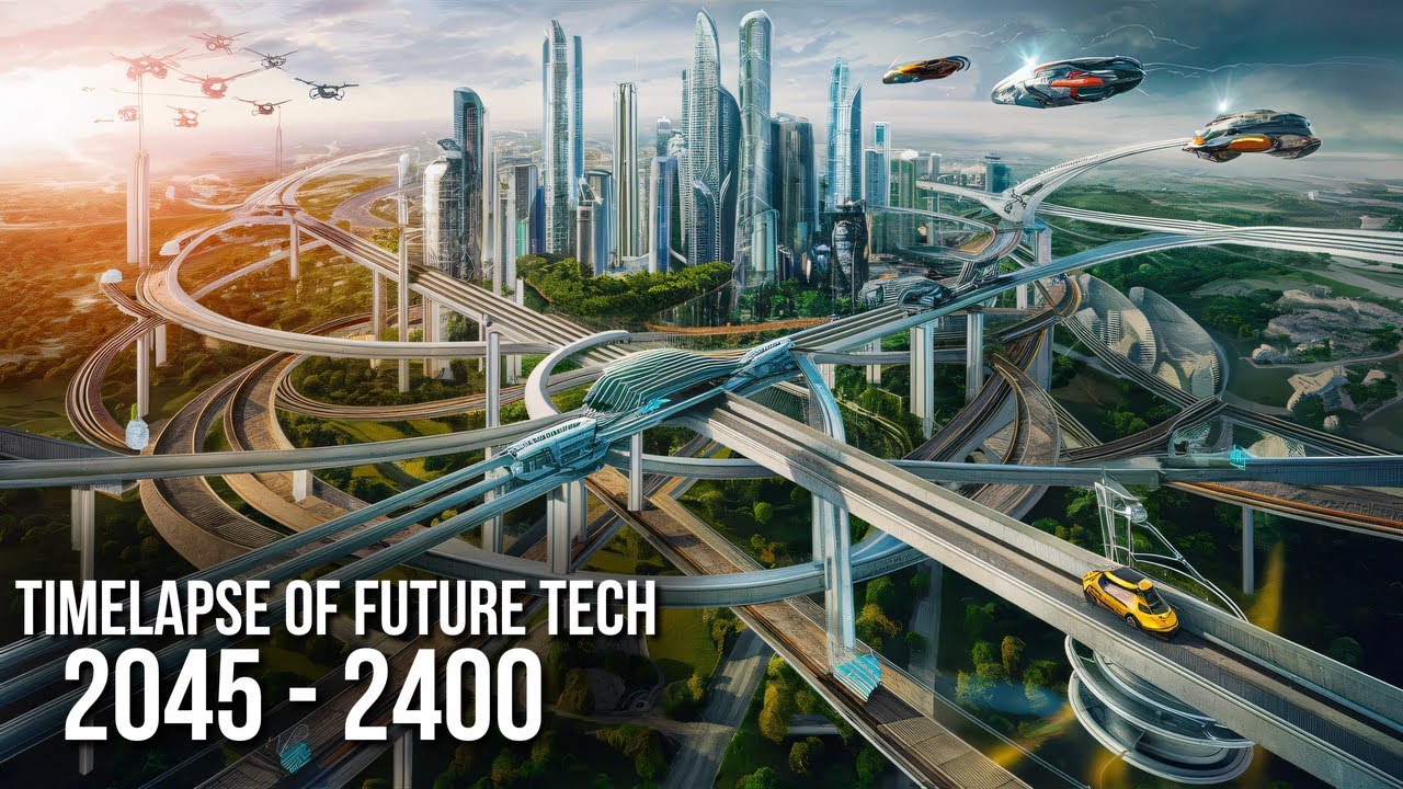 Timelapse Of The Future in the Year 2400: 355 Years of Future Technology!