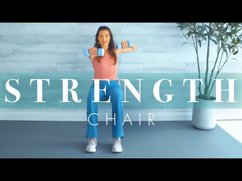 Seated Strength Workout // Total Body Exercises for Seniors & Beginners in a Chair