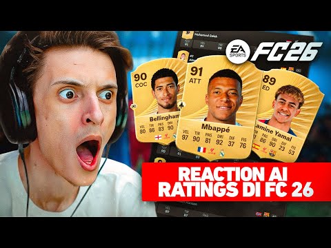 REACTION ai NUOVI RATINGS di FC 26! 🔥