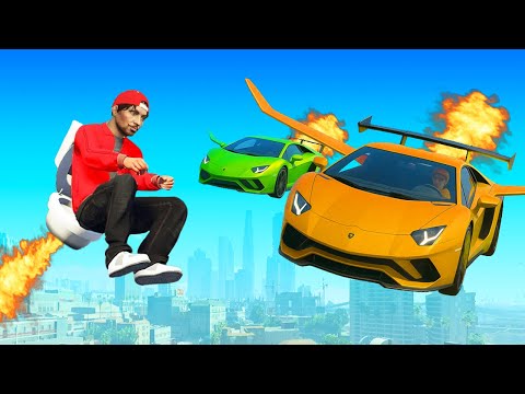 Vliegende Auto Pimp Race In GTA!