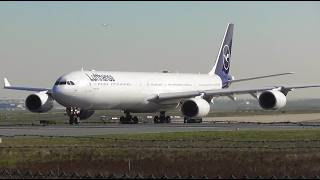 8 Minutes of Frankfurt Traffic | B747-8, A340-600 and more!
