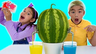 Eric Jannie & Ellie’s Super Watermelon Juice Superhero Adventure!