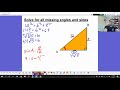 Solving Right Triangles in PreCalculus
