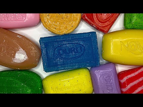 Compilation Cutting Soap Cubes / Asmr Soap / Crunchy soap / Relaxing Sounds / Asmr No Talking