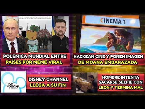 POLEMICA MUNDIAL entre PAISES por MEME VIRAL | HACKEAN CINE y CAMBIAN IMAGEN por MOANA EMBARAZADA