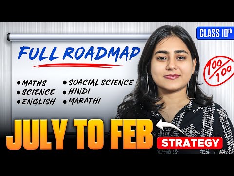 🎯 Class 10 SSC Roadmap July to February | Full Study Plan for Maharashtra Board | Galaxy of Maths