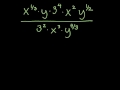 Simplifying Expressions with Rational Exponents