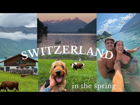 Switzerland in the SPRING: cold plunges, waterfalls hikes, mountainbiking, etc.