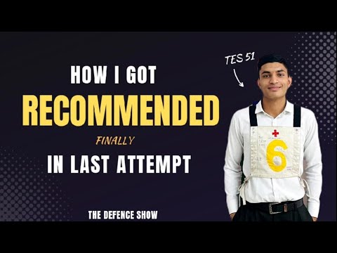 Got recommended in his last attempt in SSB 🔥| Ankit Sharma | TES 51 | NDA | SSB | The Defence Show