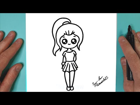 Mädchen mit Rock zeichnen – Einfaches & stilvolles Tutorial für Anfänge
