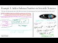 Operations with Numbers in Scientific Notation