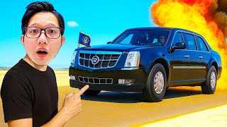 我把總統座駕開去防炸測試，但總統還在車上！