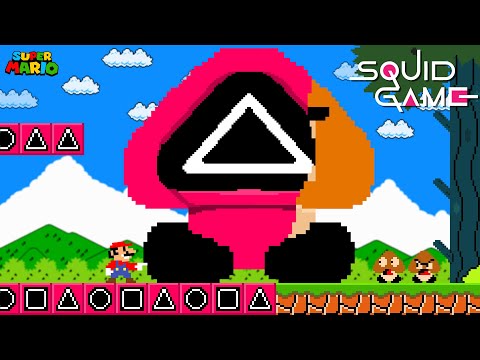 Super Mario Bros., but Everything Mario Touches Becomes Squid Game 3!