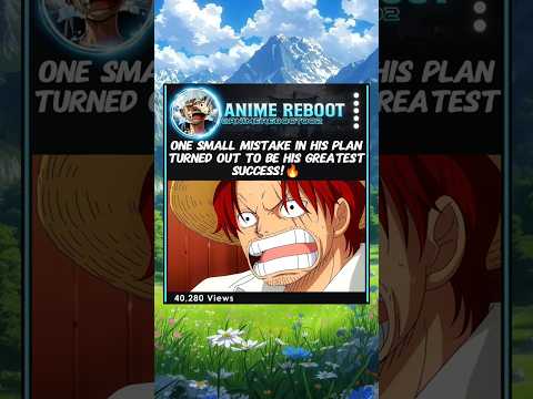 Shanks Is So Proud Of Luffy #onepiece #shanks