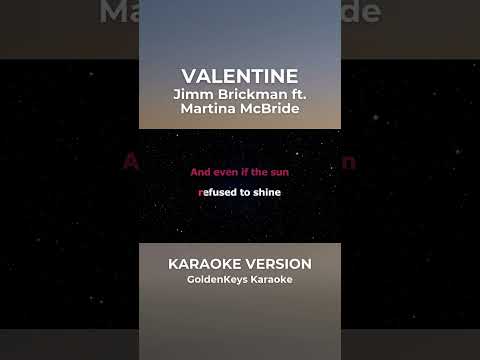 Valentine – Jimm Brickman ft. Martina McBride (Karaoke) #goldenkeyskaraoke #opmkaraoke #karaoke