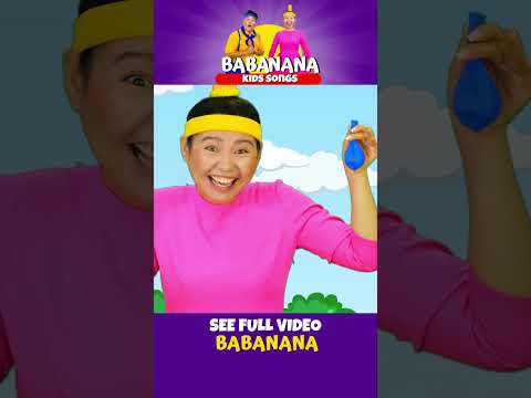 Finger Family Song | Balloon Finger Family 🎈 Babanana Shorts #shorts