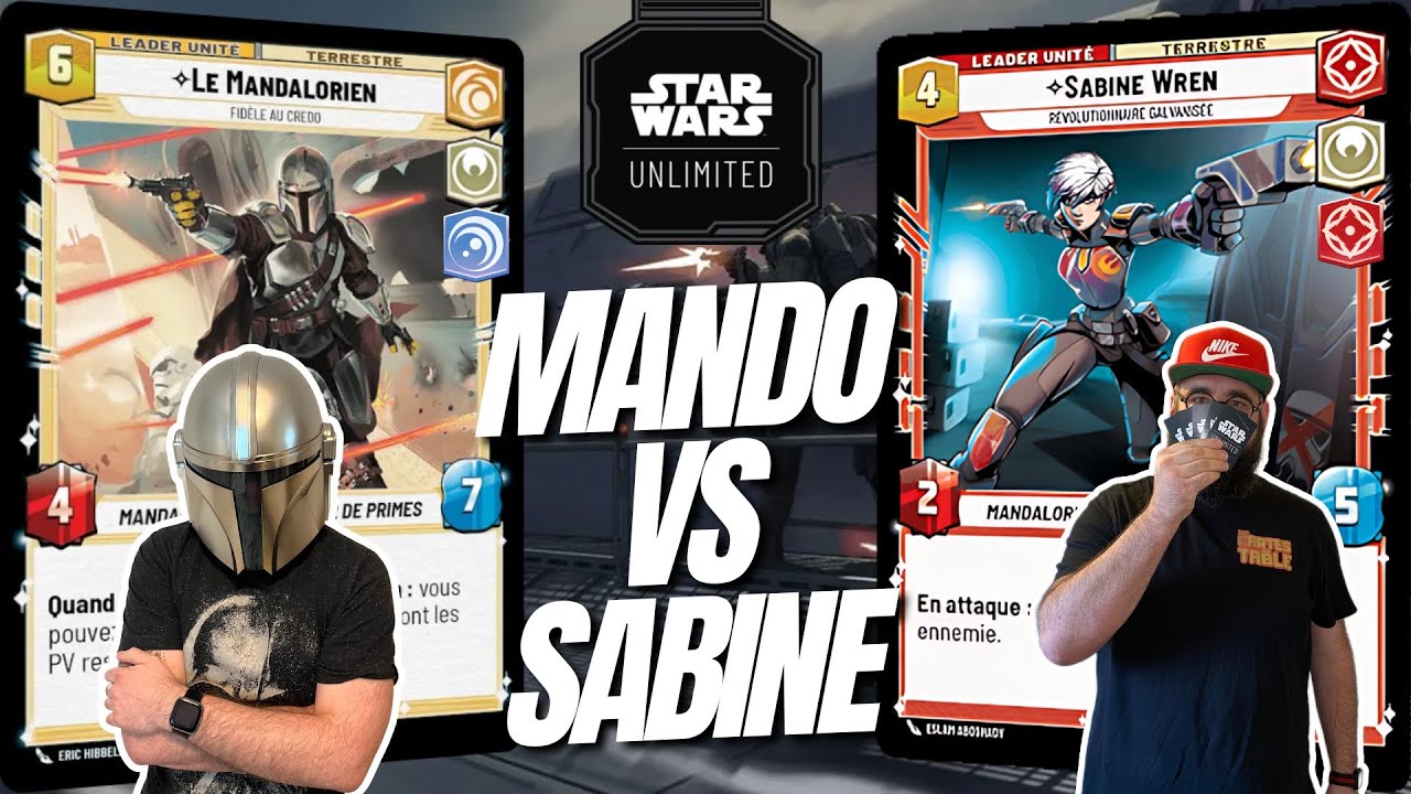 BO3 STAR WARS UNLIMITED - LE MANDALORIEN VS SABINE WREN