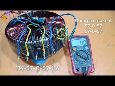 DIY dual voltage transformer