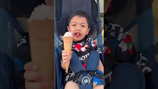 It tastes better for mom part 2 😱🤣❤️👧🏻✅🍦