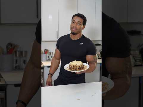 Chocolate Peanut Butter Protein Pancakes 🥞