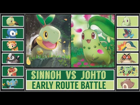 SINNOH vs JOHTO | Early Pokémon Battle [Pokémon Scarlet & Violet]