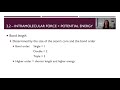 Bond Energy and Length Concepts